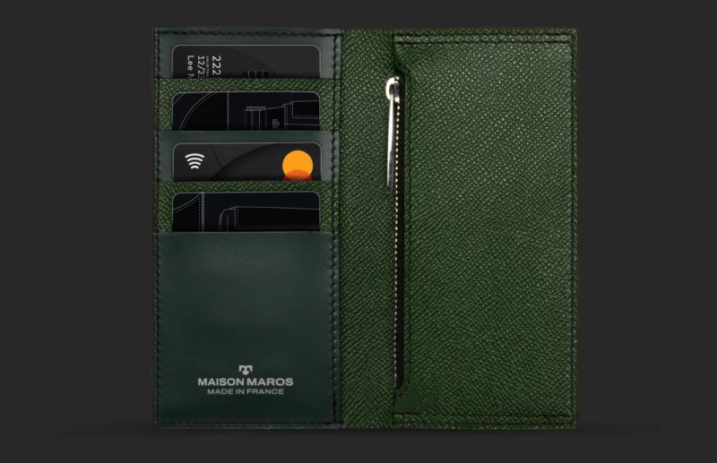 Portefeuille Grand Estey - Vert