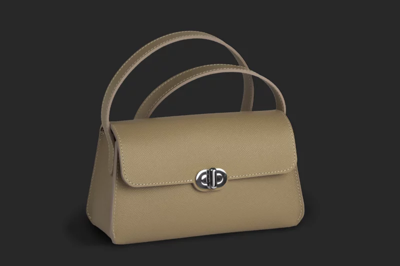 Sac à main - Beige - Argent
