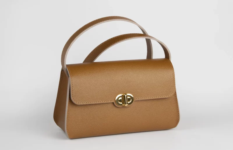 Sac à main - Marron clair - Or