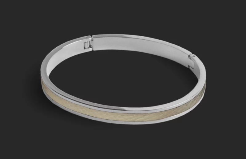 Bracelet Beige - Argent