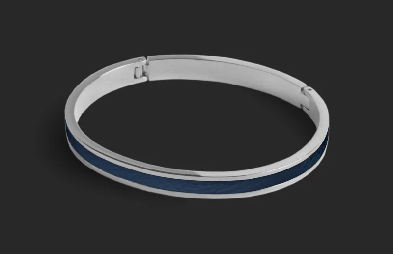 Bracelet Bleu - Argent