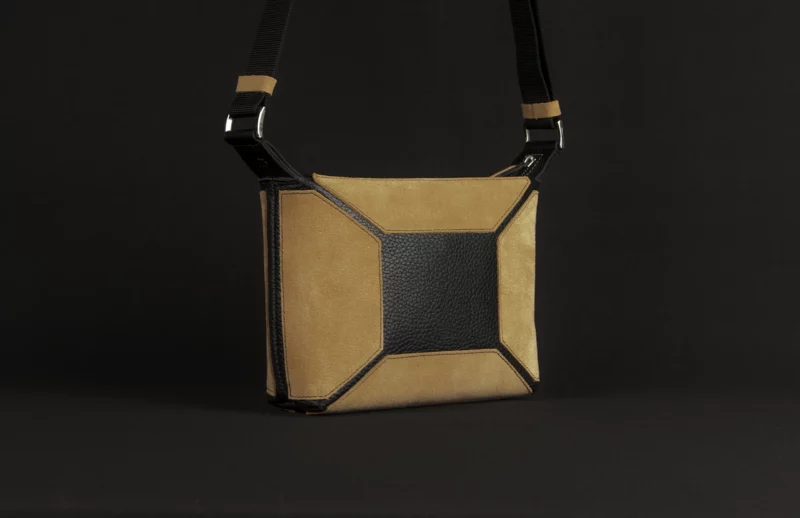Sacoche Prisme - Suede beige